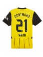 Borussia Dortmund Donyell Malen #21 Domácí Dres 2024-25 Krátký Rukáv